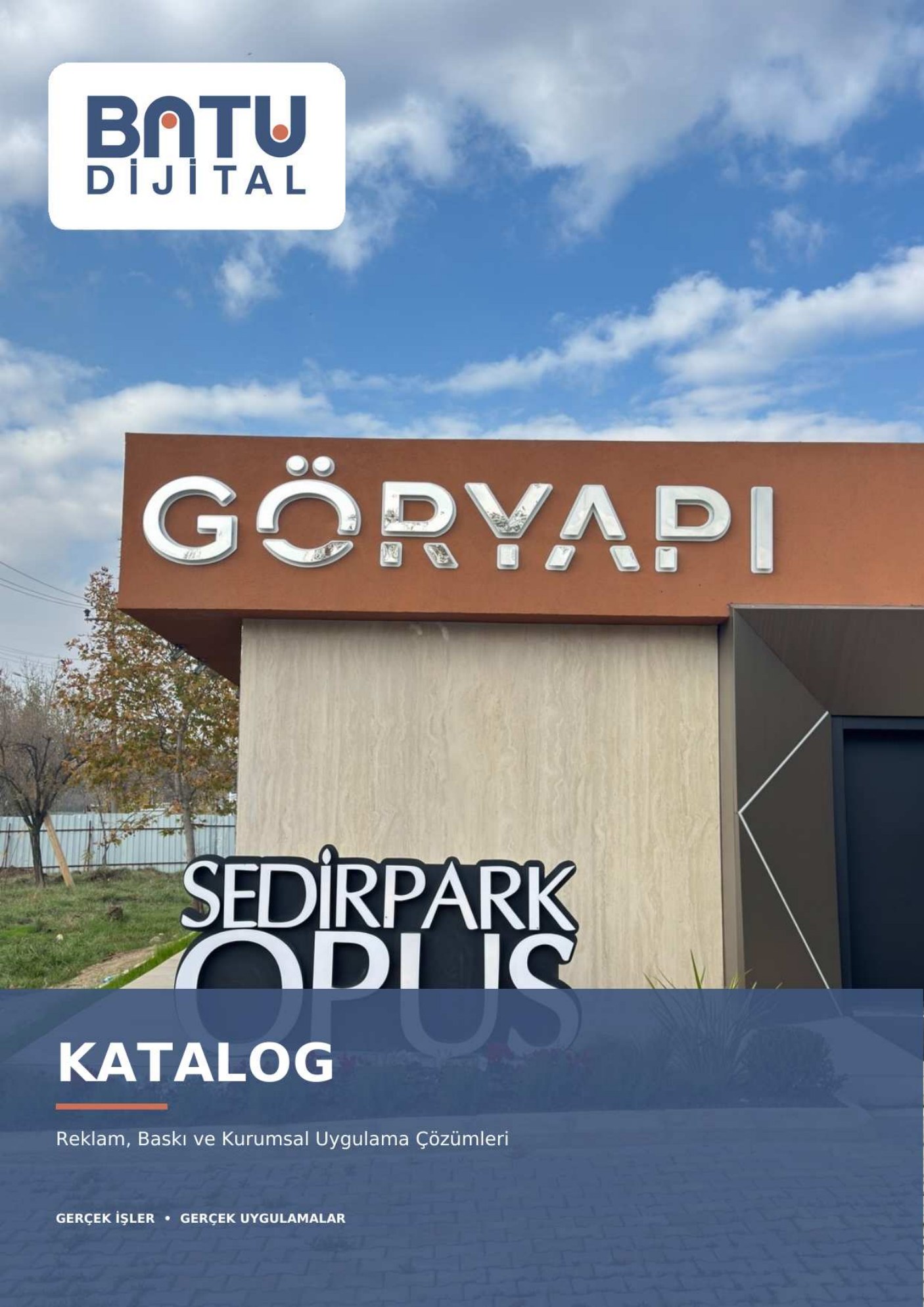 BATU DİJİTAL reklam, baskı ve kurumsal uygulama kataloğu kapağı